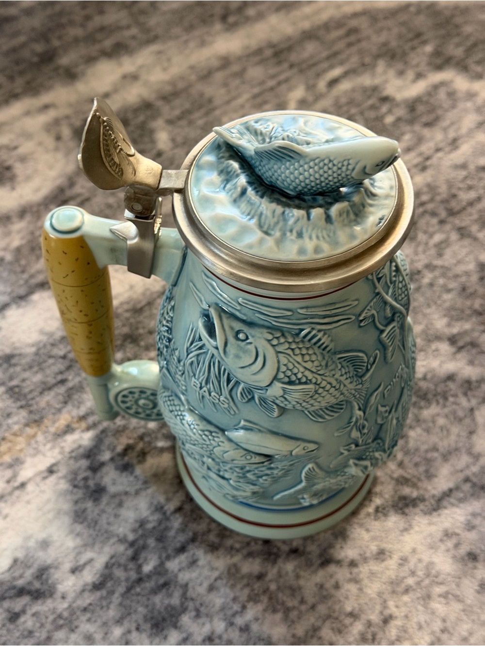 Avon Vintage Beer Stein - Freshwater Fishing 1990